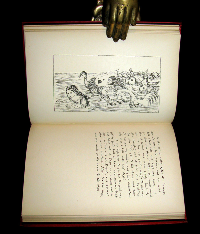 1886 Rare 1st Edition - Alice's Adventures Under Ground illustrated by Lewis Carroll.