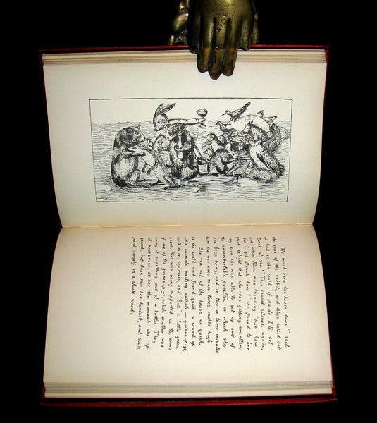 1886 Rare 1st Edition - Alice's Adventures Under Ground illustrated by Lewis Carroll.