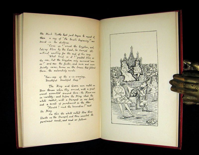 1886 Rare 1st Edition - Alice's Adventures Under Ground illustrated by Lewis Carroll.