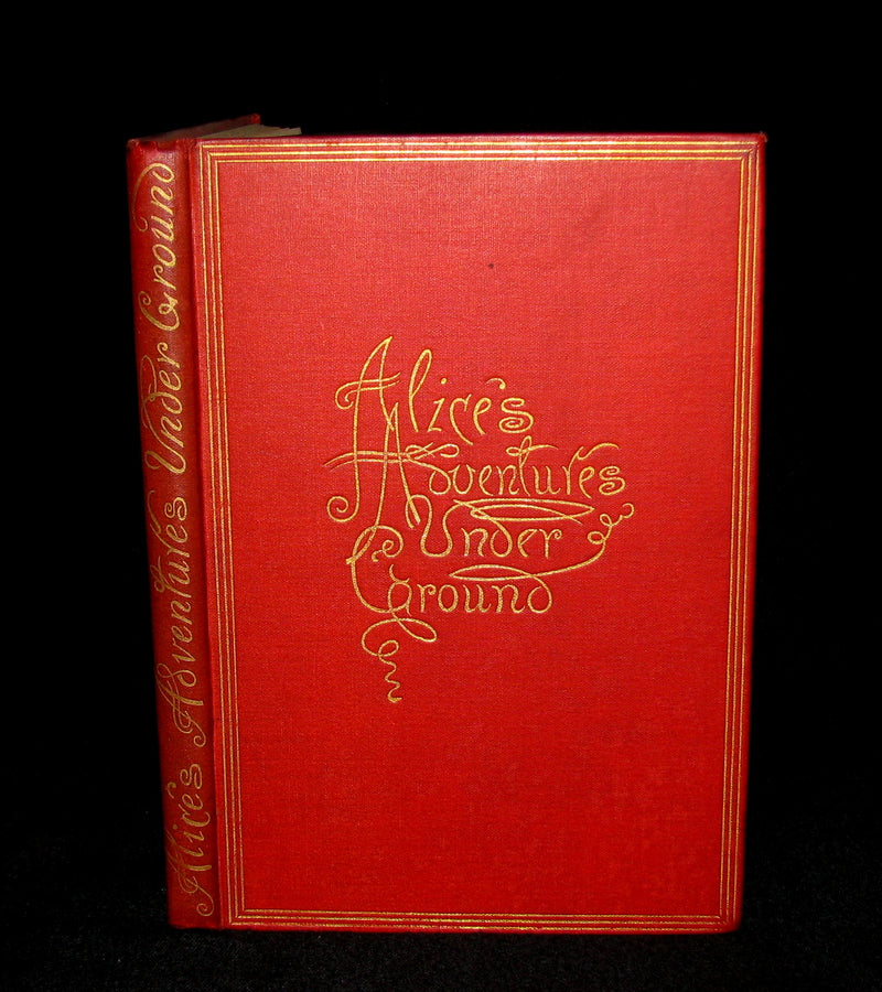 1886 Rare 1st Edition - Alice's Adventures Under Ground illustrated by Lewis Carroll.