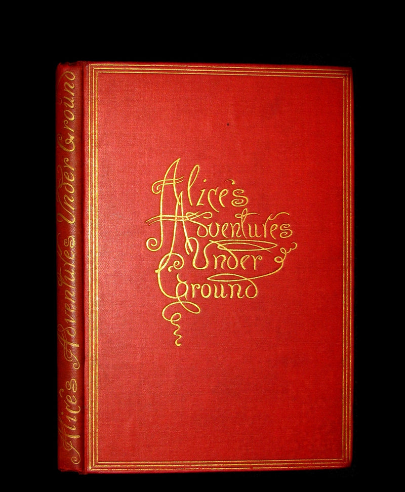 1886 Rare 1st Edition - Alice's Adventures Under Ground illustrated by Lewis Carroll.