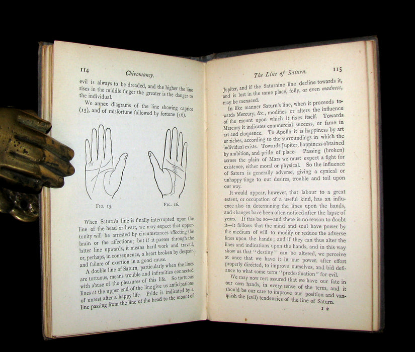 1886 Rare Book -  CHIROMANCY - The Science of Palmistry by Henry Frith. Illustrated.