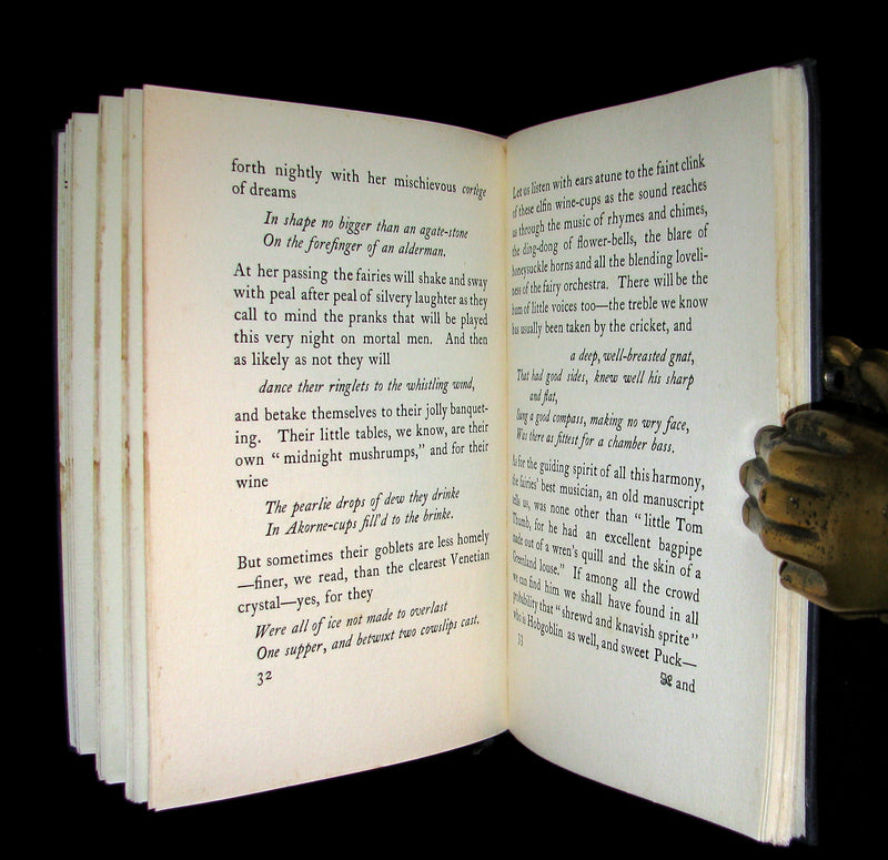 1913 Scarce Book - FAIRIES by G.M. Faulding being A Fellowship Book. 1st Edition.