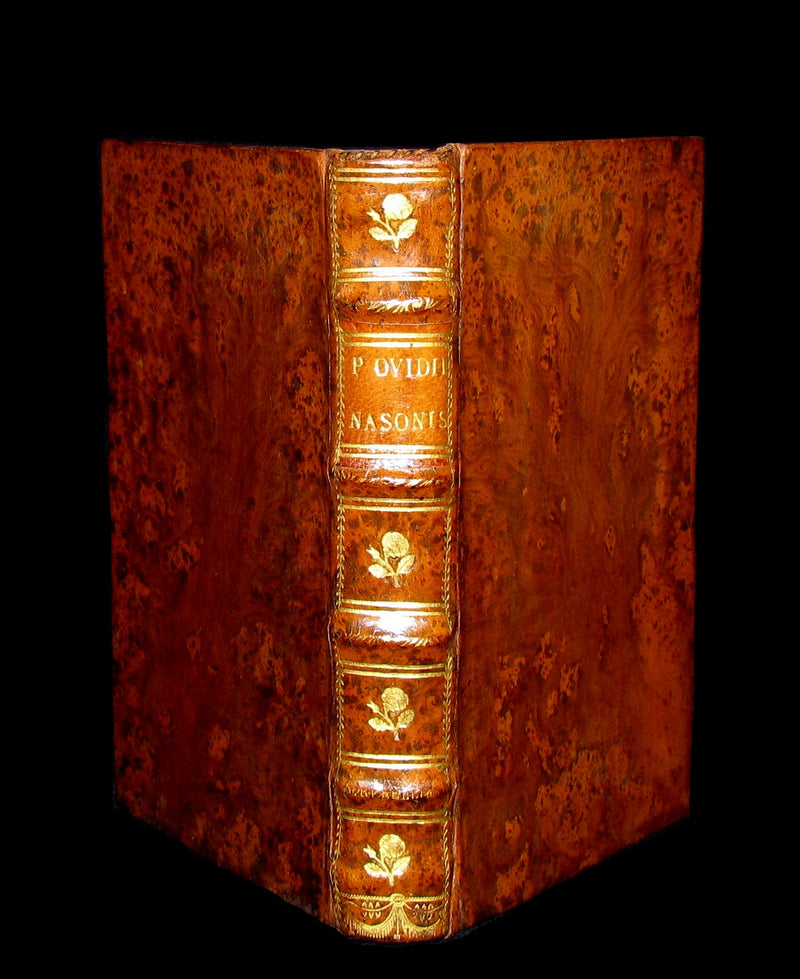 1668 Rare Latin Book - OVID's Metamorphoses - Metamorphoseon libri XV. cum notis Th. Farnabii.