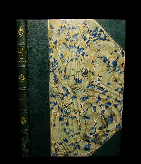 1876 Rare First Edition - The Hunting of the SNARK by Lewis Carroll bound by William Launder.