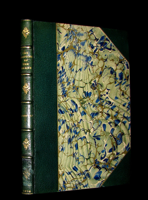 1876 Rare First Edition - The Hunting of the SNARK by Lewis Carroll bound by William Launder.