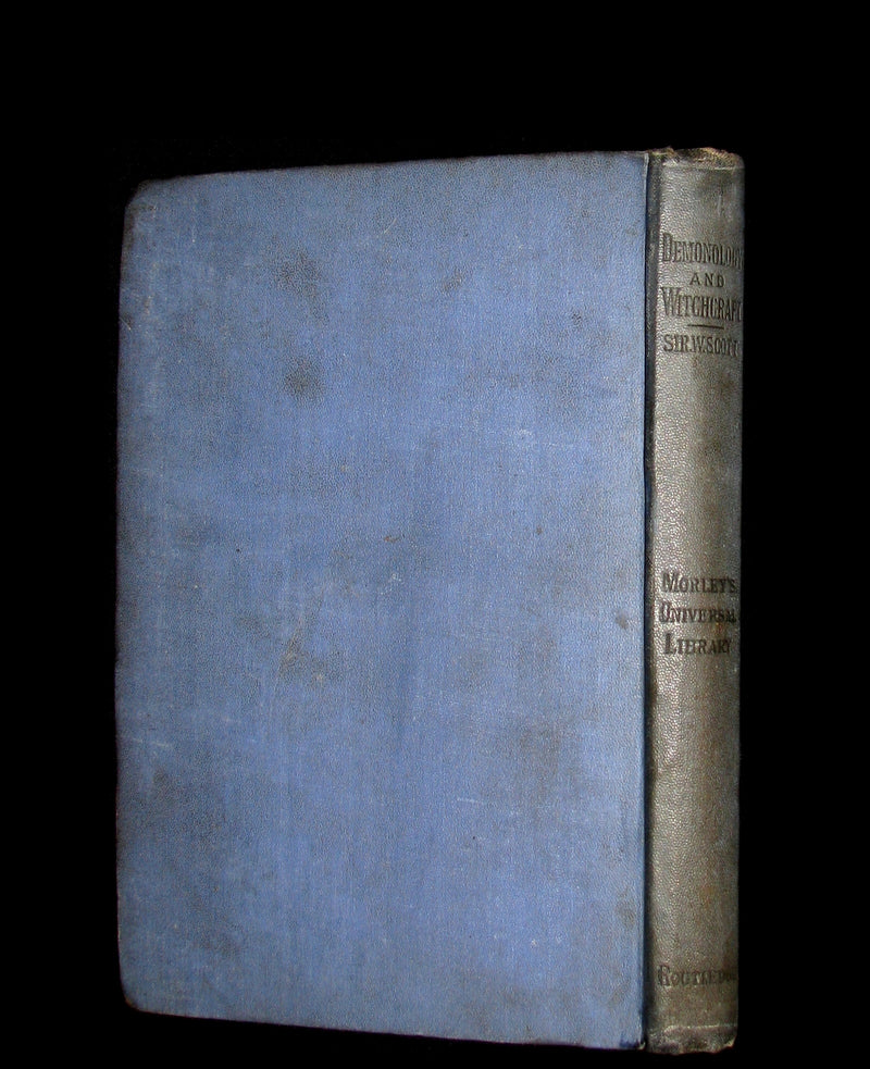 1884 Rare Edition  - Demonology & Witchcraft - WITCHES & FAIRIES by Sir Walter Scott. James B. Findlay Copy.