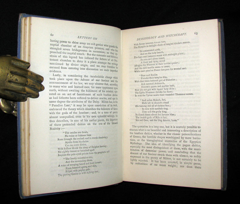 1884 Rare Edition  - Demonology & Witchcraft - WITCHES & FAIRIES by Sir Walter Scott. James B. Findlay Copy.