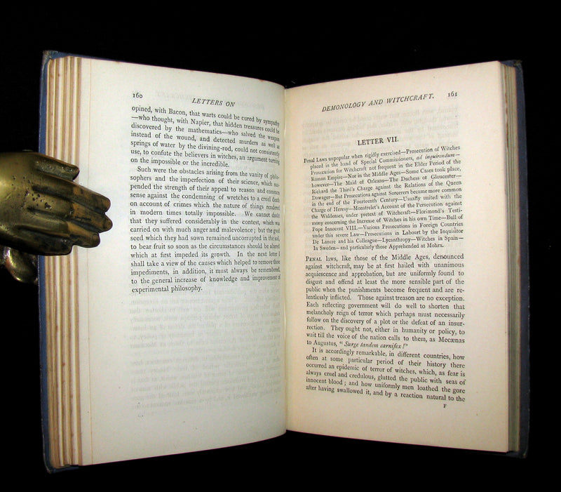 1884 Rare Edition  - Demonology & Witchcraft - WITCHES & FAIRIES by Sir Walter Scott. James B. Findlay Copy.