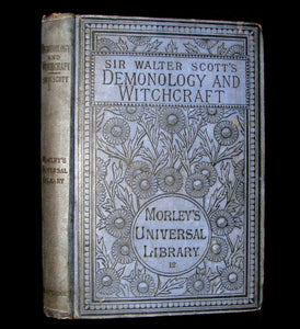 1884 Rare Edition  - Demonology & Witchcraft - WITCHES & FAIRIES by Sir Walter Scott. James B. Findlay Copy.