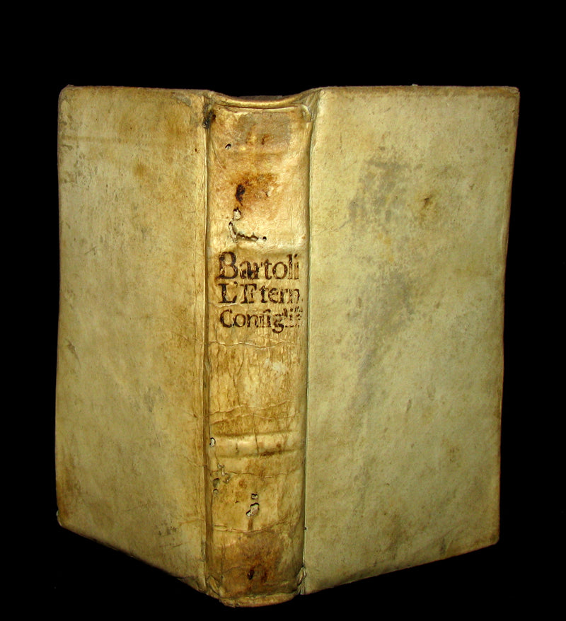 1654 Scarce Italian Vellum Book - Jesuit Daniello Bartoli - L’Eternita Consigliera (Eternity as Counselor).