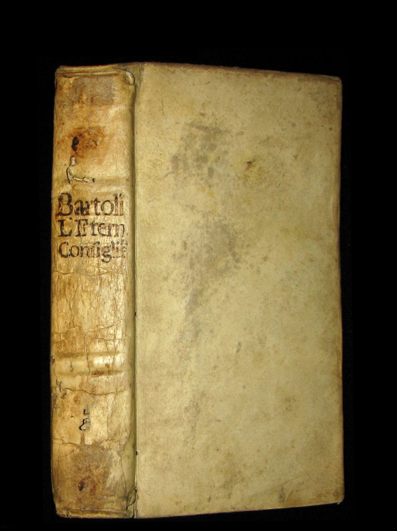 1654 Scarce Italian Vellum Book - Jesuit Daniello Bartoli - L’Eternita Consigliera (Eternity as Counselor).
