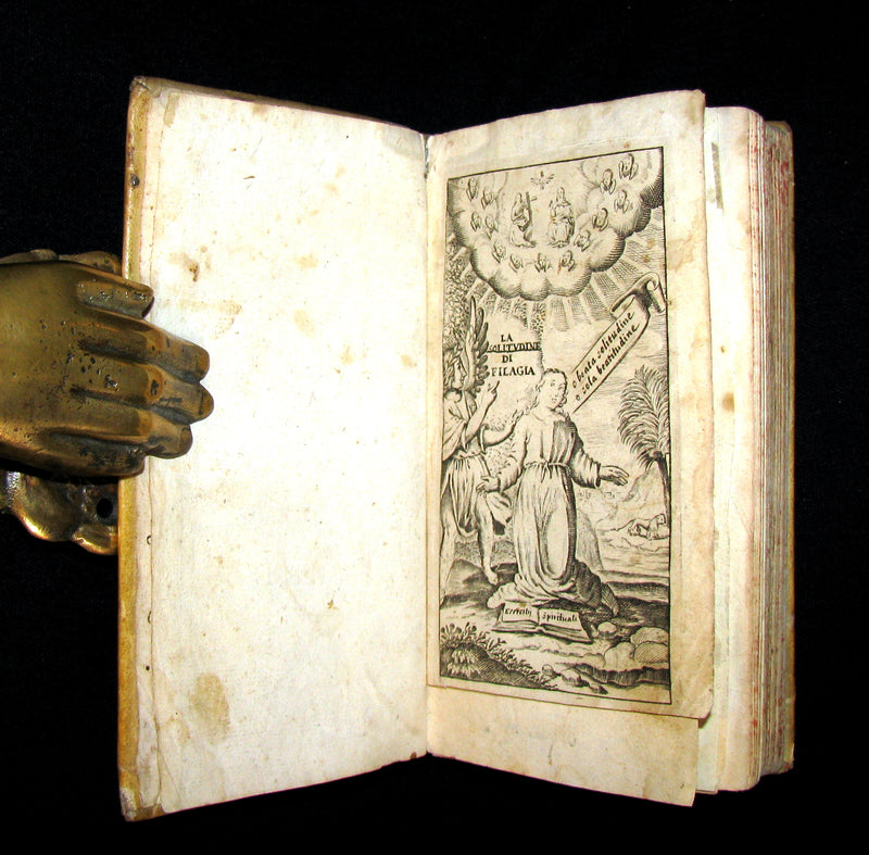 1678 Scarce Italian Vellum Book - Jesuit Paolo De Barry - Solitudine di Filagia - Solitude of Philagie.
