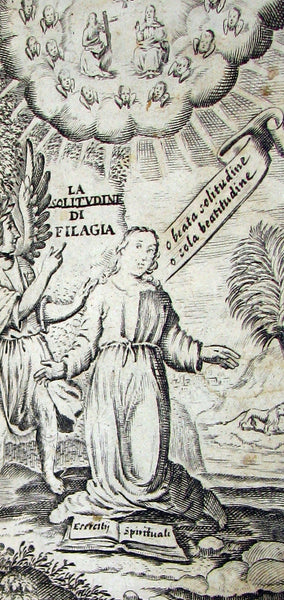 1678 Scarce Italian Vellum Book - Jesuit Paolo De Barry - Solitudine di Filagia - Solitude of Philagie.