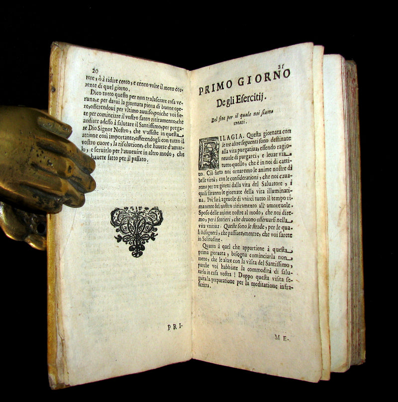 1678 Scarce Italian Vellum Book - Jesuit Paolo De Barry - Solitudine di Filagia - Solitude of Philagie.