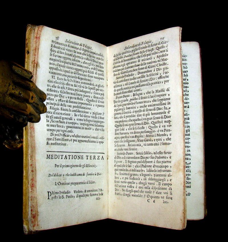 1678 Scarce Italian Vellum Book - Jesuit Paolo De Barry - Solitudine di Filagia - Solitude of Philagie.