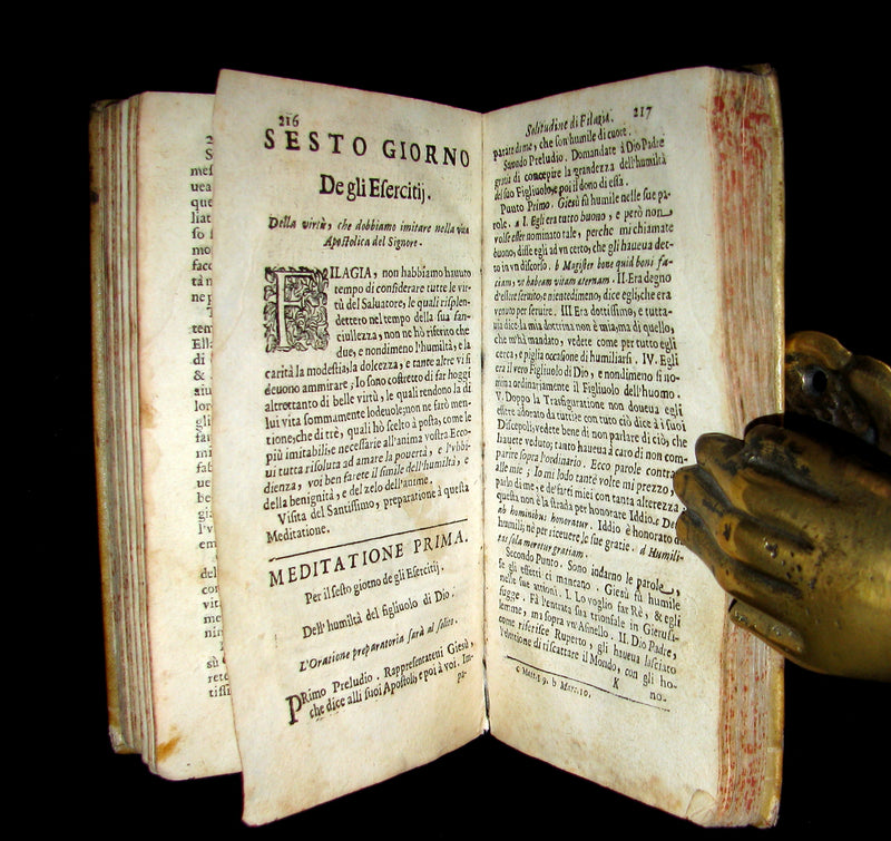 1678 Scarce Italian Vellum Book - Jesuit Paolo De Barry - Solitudine di Filagia - Solitude of Philagie.