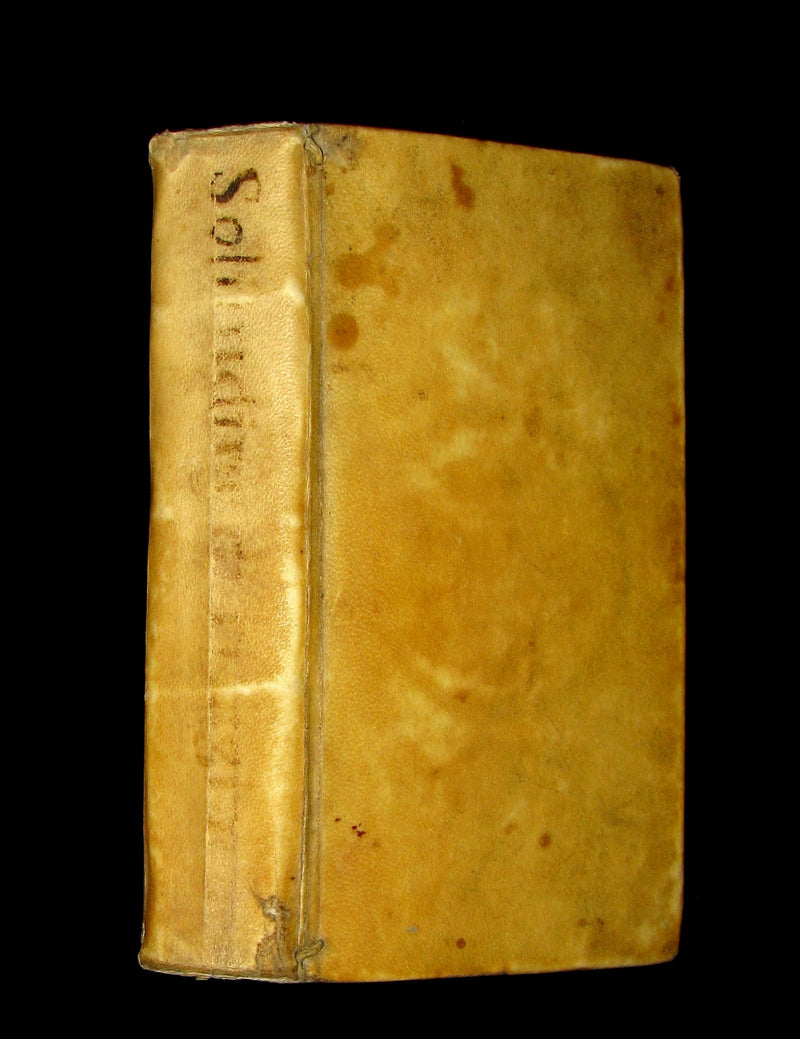 1678 Scarce Italian Vellum Book - Jesuit Paolo De Barry - Solitudine di Filagia - Solitude of Philagie.