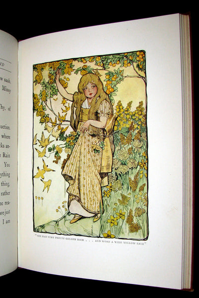 1911 Rare First Edition - JACKIEBOY in RAINBOWLAND illustrated by Fanny Young Cory.