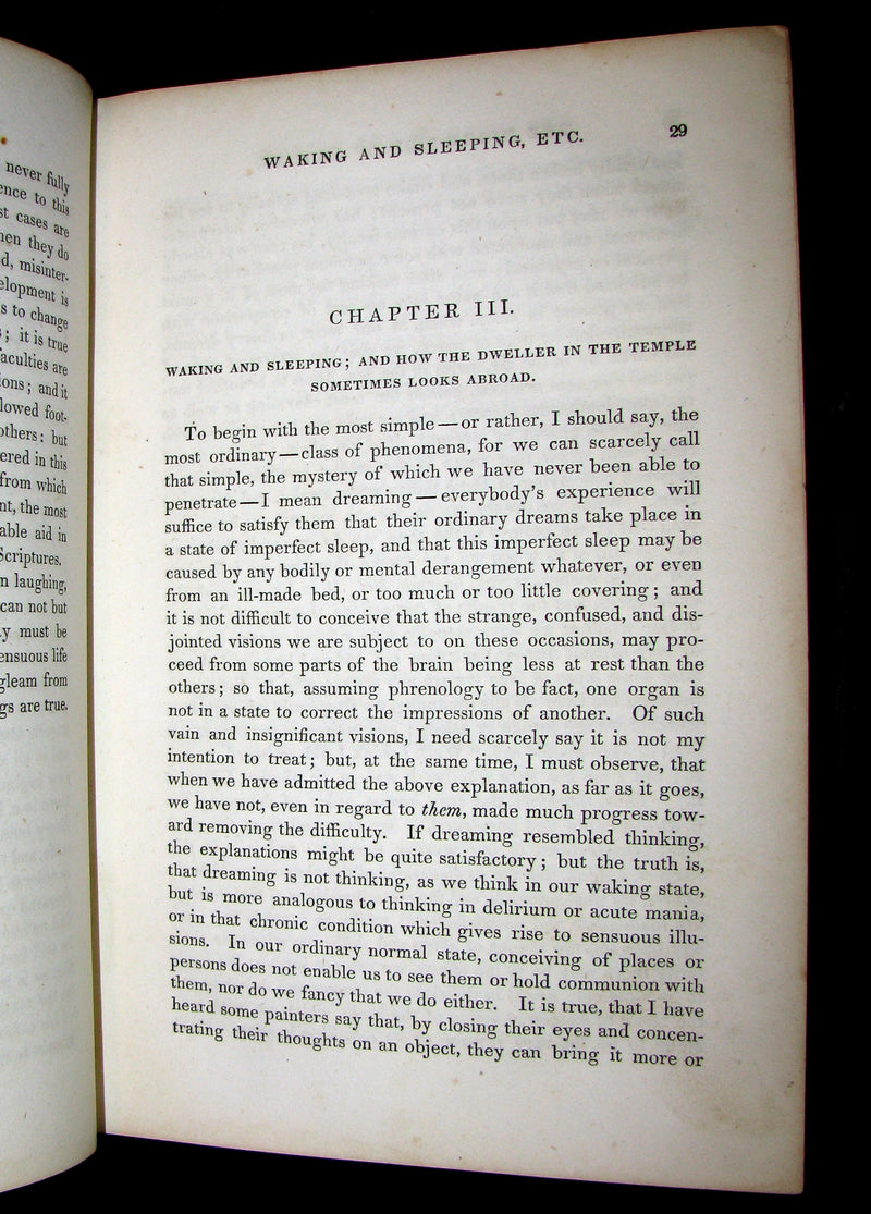 1856 Scarce  Victorian Book- Ghosts and Ghost Seers or The Night Side of Nature. Poltergeist.