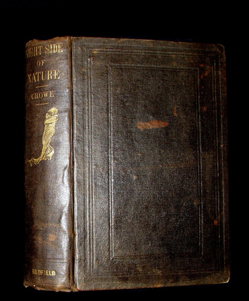 1856 Scarce  Victorian Book- Ghosts and Ghost Seers or The Night Side of Nature. Poltergeist.