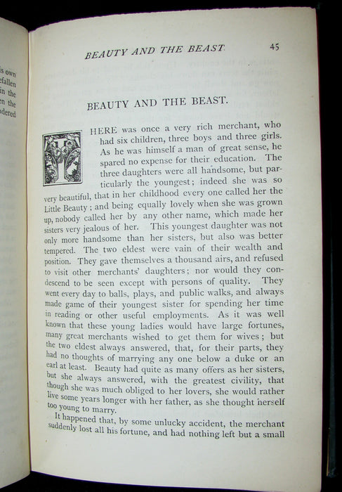 1886 Rare Victorian Book - The FAIRY BOOK by Dinah Craik. Beauty and the Beast, Snow-White, The Frog Prince, etc.