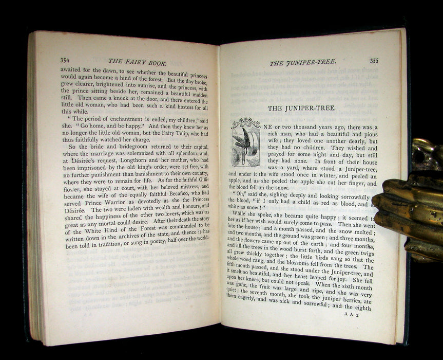 1886 Rare Victorian Book - The FAIRY BOOK by Dinah Craik. Beauty and the Beast, Snow-White, The Frog Prince, etc.