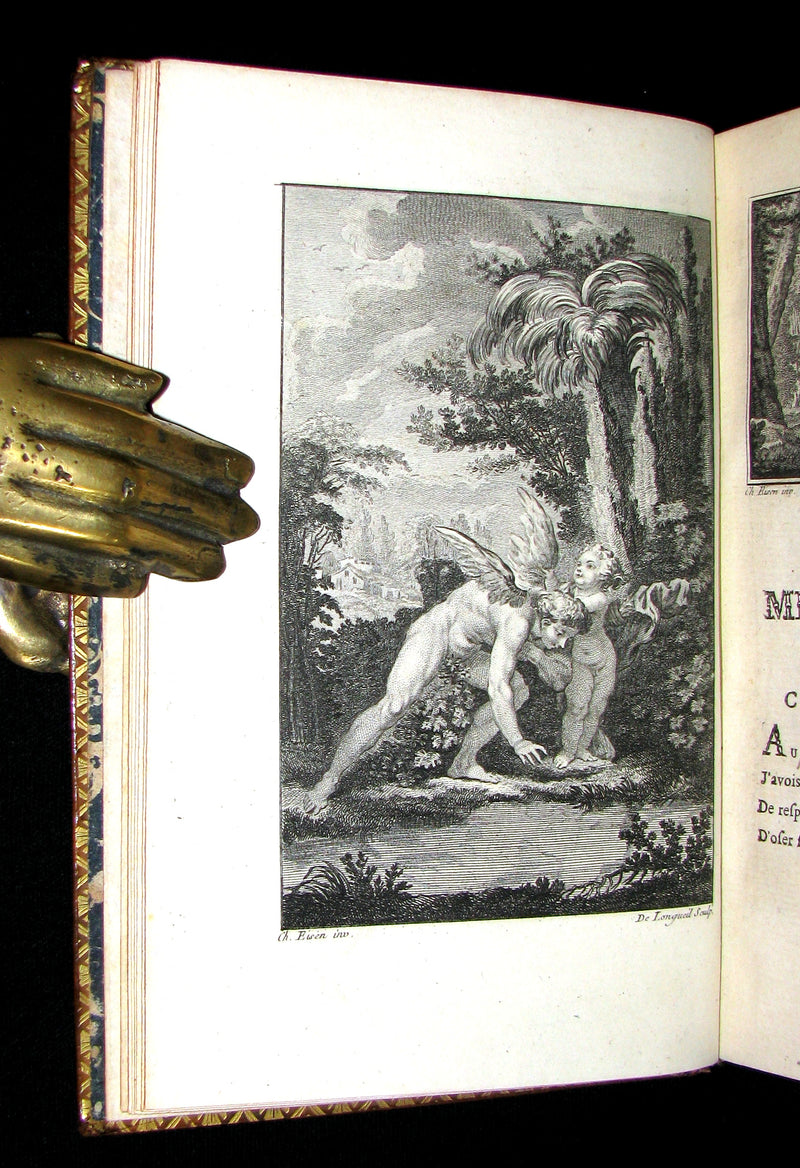 1770 Scarce French Book - Musketeer Dorat's TALES and Poems illustrated by Eisen.