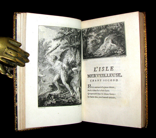 1770 Scarce French Book - Musketeer Dorat's TALES and Poems illustrated by Eisen.