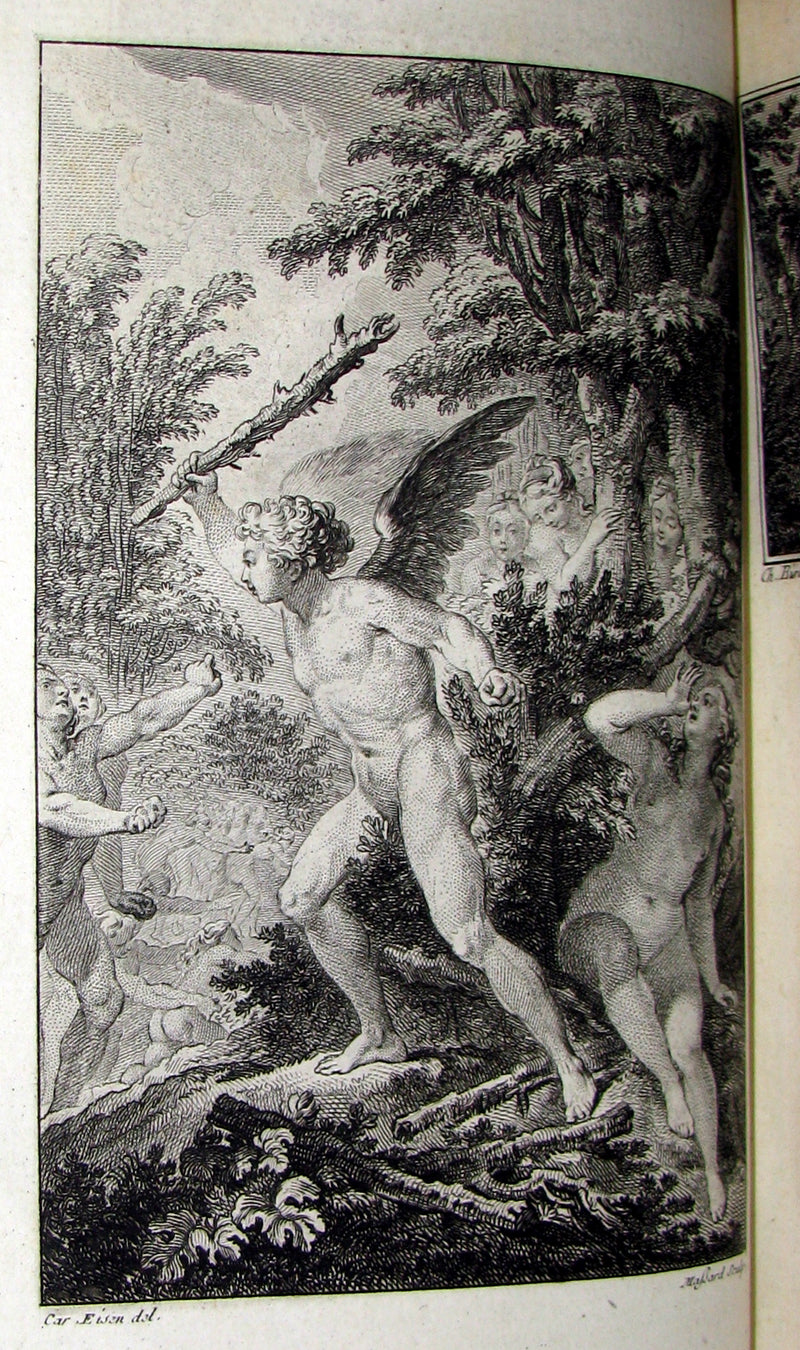 1770 Scarce French Book - Musketeer Dorat's TALES and Poems illustrated by Eisen.