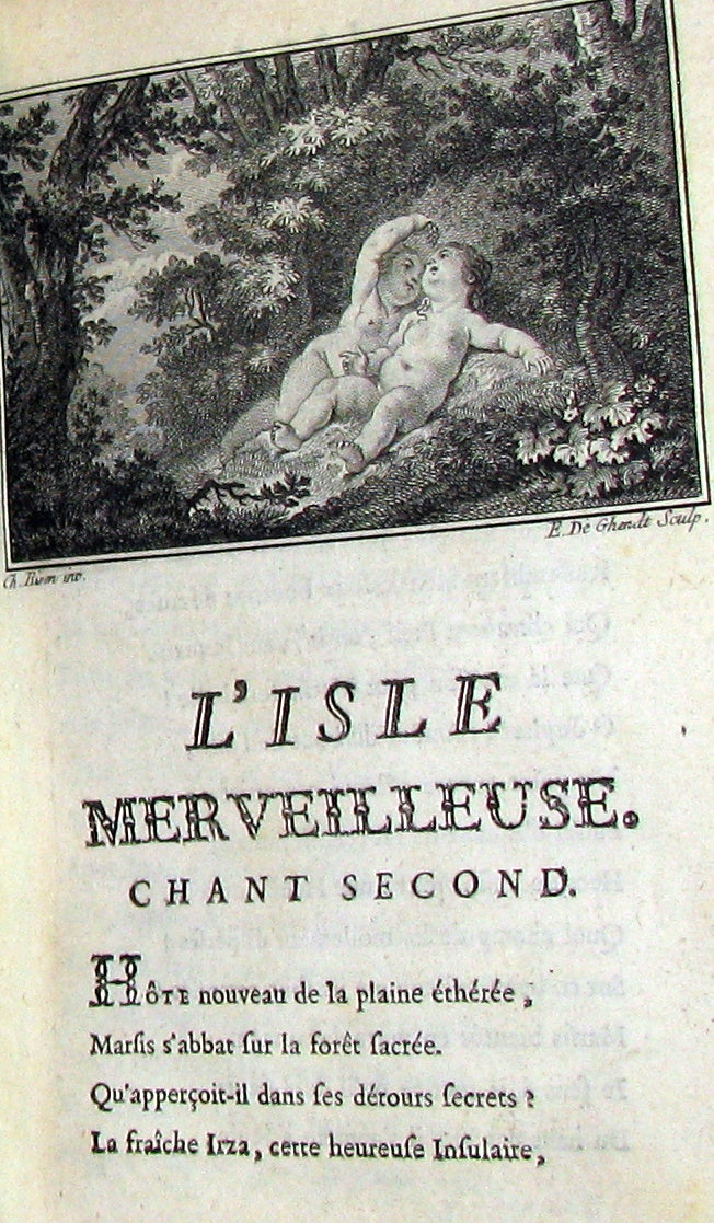 1770 Scarce French Book - Musketeer Dorat's TALES and Poems illustrated by Eisen.