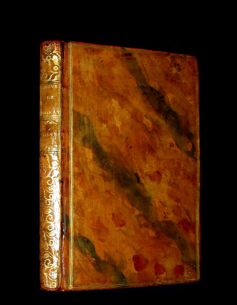 1770 Scarce French Book - Musketeer Dorat's TALES and Poems illustrated by Eisen.