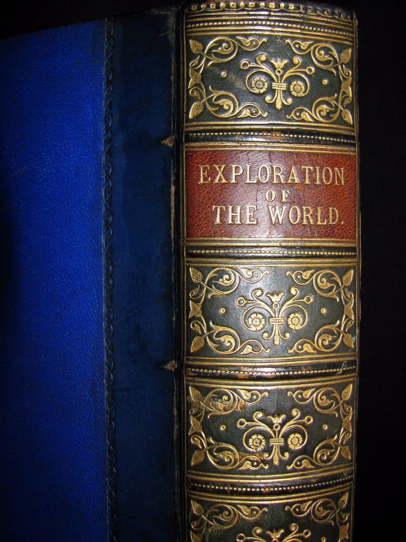 1879 Rare First Edition Book -  The Exploration of the World by JULES VERNE.