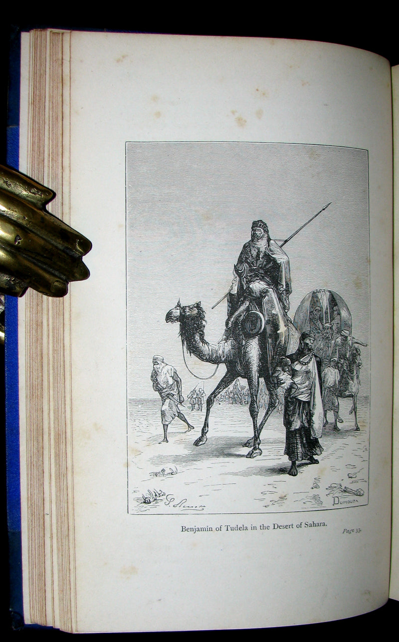 1879 Rare First Edition Book -  The Exploration of the World by JULES VERNE.