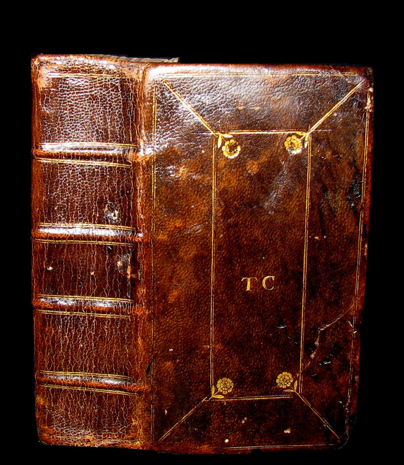 1661 Rare Latin Bible - Biblia sacra sive Testamentum by Evan Tyler King's Printer in Scotland.