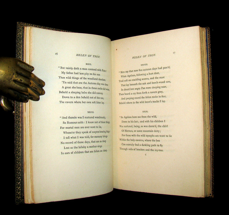 1882 Scarce 1stED bound by Sangorski & Sutcliffe - HELEN of TROY by ANDREW LANG.