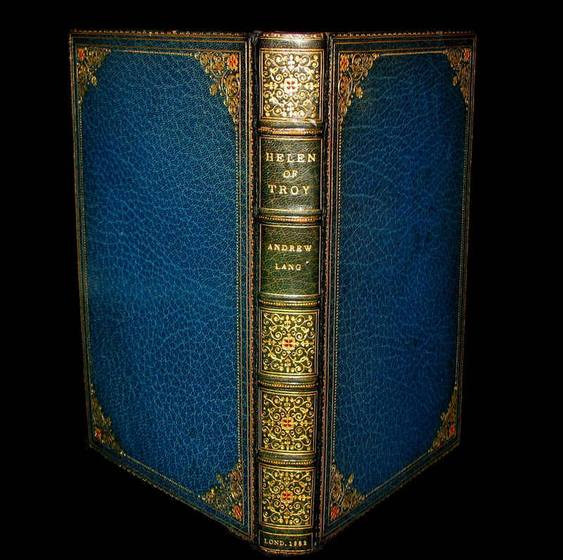 1882 Scarce 1stED bound by Sangorski & Sutcliffe - HELEN of TROY by ANDREW LANG.