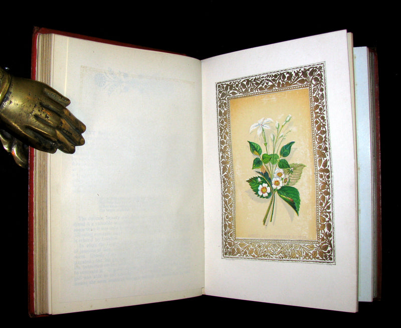 1870 Scarce Floriography Book ~ FLORA SYMBOLICA or The Language and Sentiment of Flowers by John Ingram.