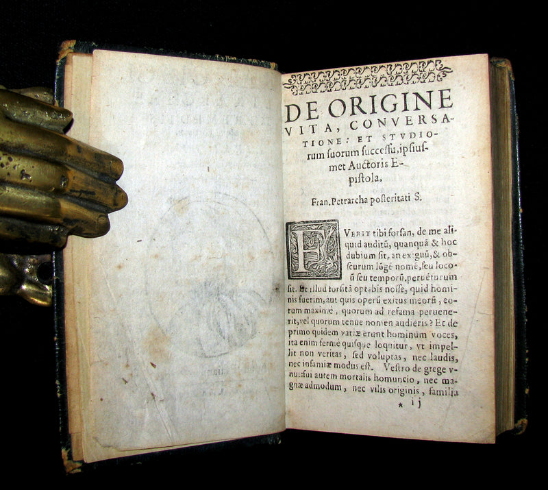 1613 Rare Book - Petrarch's Remedies for Fortune Fair and Foul (De remediis utriusque Fortunae).