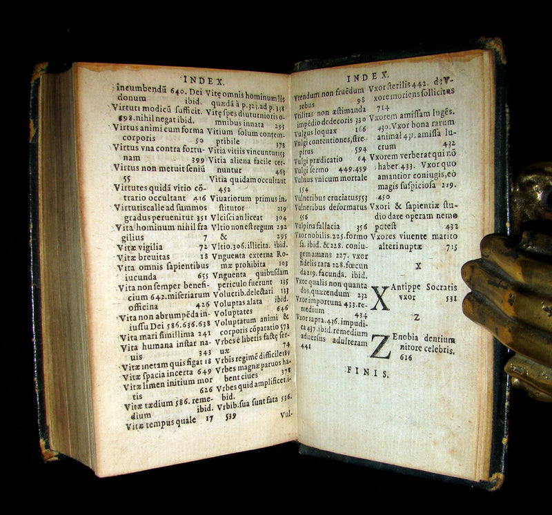 1613 Rare Book - Petrarch's Remedies for Fortune Fair and Foul (De remediis utriusque Fortunae).