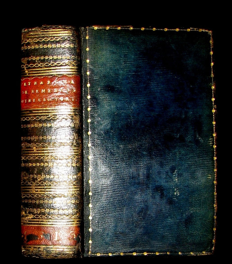 1613 Rare Book - Petrarch's Remedies for Fortune Fair and Foul (De remediis utriusque Fortunae).