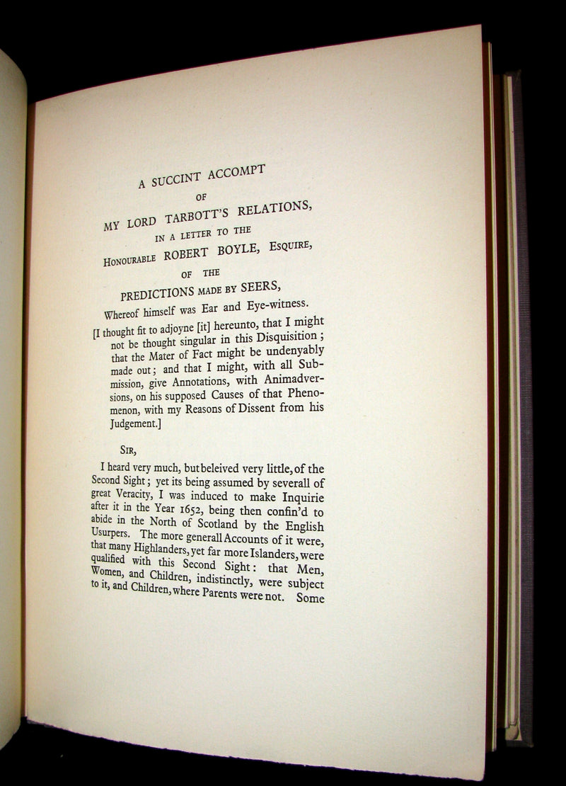 1933 Rare Book - The Secret Commonwealth of Elves, Fauns & Fairies by Robert Kirk. Publisher review copy.
