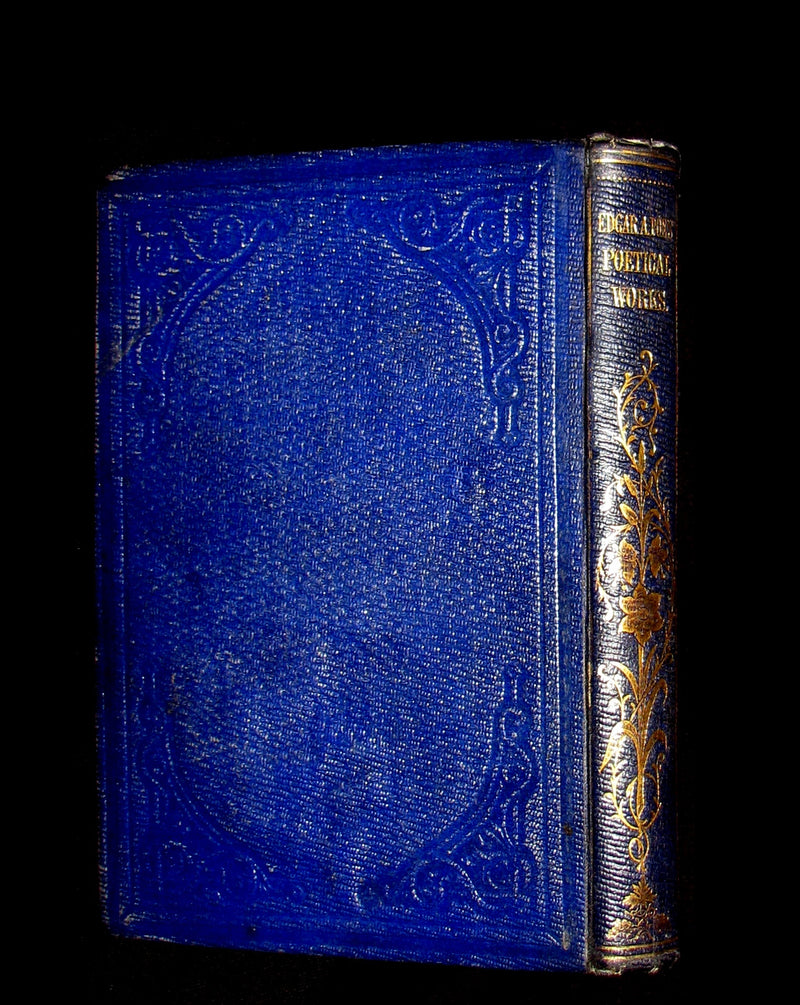 1852 Rare Book - The Poetical Works of EDGAR ALLAN POE with A Notice of his Life. Illustrated.