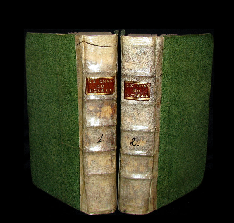 1780 Rare French Chivalry Book set - The KNIGHT of the SUN - HISTOIRE du CHEVALIER du SOLEIL by Diego ORTUNEZ DE CALAHORRA.