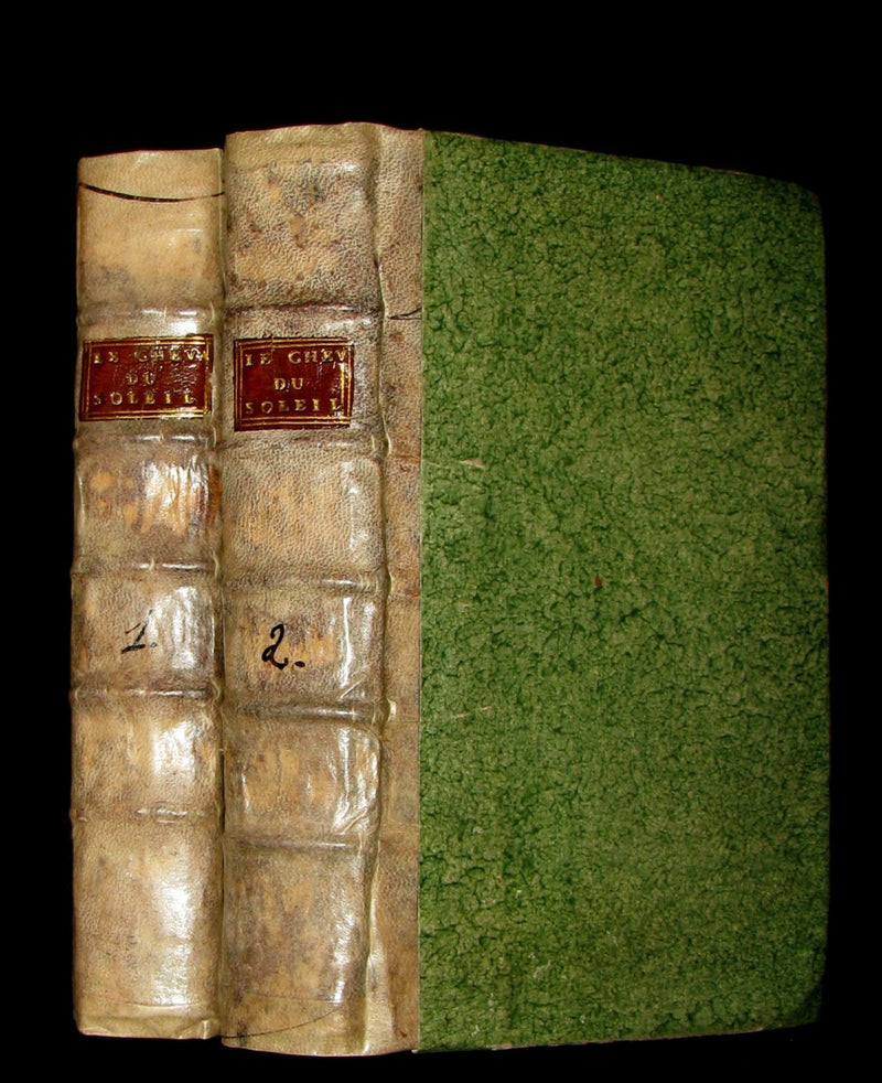 1780 Rare French Chivalry Book set - The KNIGHT of the SUN - HISTOIRE du CHEVALIER du SOLEIL by Diego ORTUNEZ DE CALAHORRA.