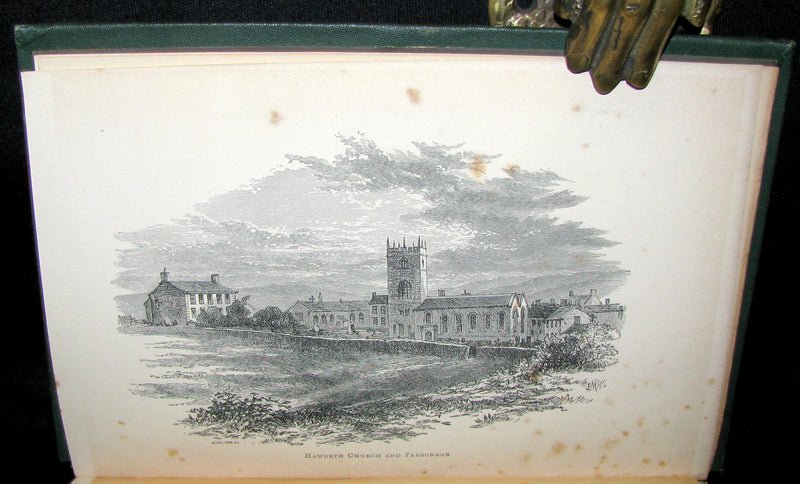 1885 Rare Book - WUTHERING HEIGHTS by Emily Brontë and Agnes Grey by Anne Brontë. Illustrated.