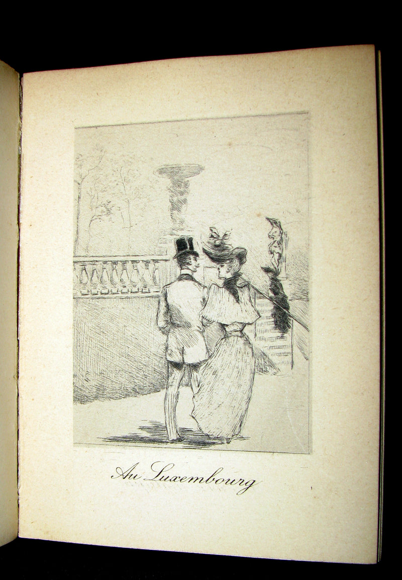 1891 Scarce French Book ~ POCKET ALMANACK - ALMANACH Henri Boutet for the year 1892 (in slipcase).