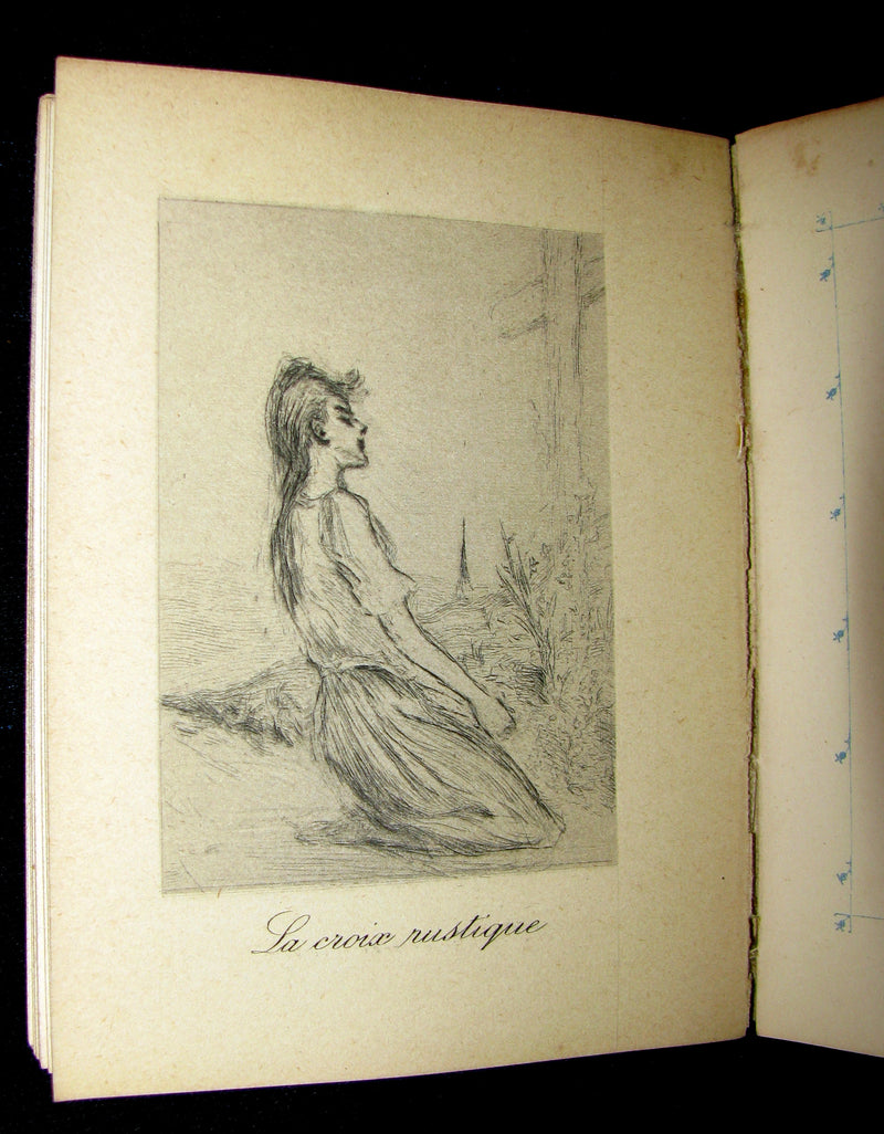 1891 Scarce French Book ~ POCKET ALMANACK - ALMANACH Henri Boutet for the year 1892 (in slipcase).