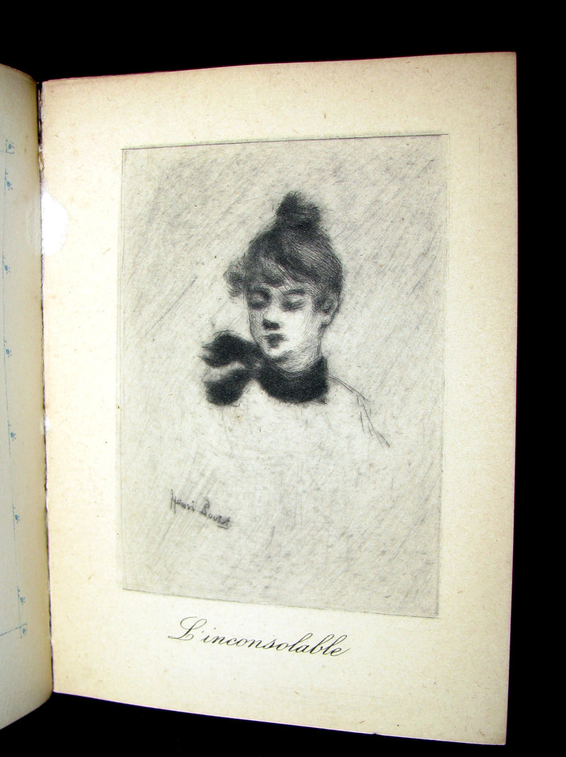 1891 Scarce French Book ~ POCKET ALMANACK - ALMANACH Henri Boutet for the year 1892 (in slipcase).