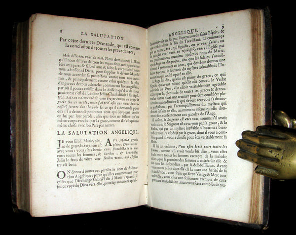 1686 Scarce Latin French Book - David's Book of Psalms - Interpretation des PSEAUMES de DAVID.